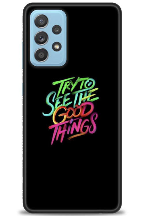 Samsung Galaxy A52 Kılıf HD Baskılı Kılıf - Good Things