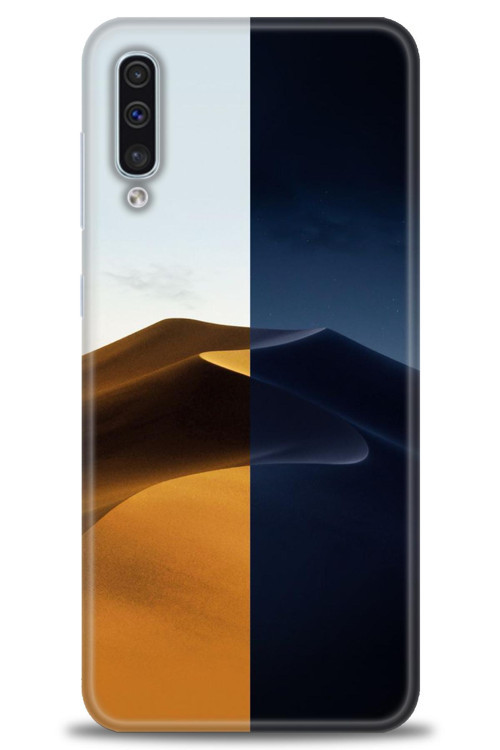 Samsung Galaxy A50 Kılıf HD Baskılı Kılıf - Gece ve Gündüz