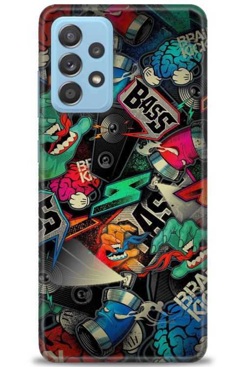 Samsung Galaxy A52s 5G Kılıf HD Baskılı Kılıf - Bass