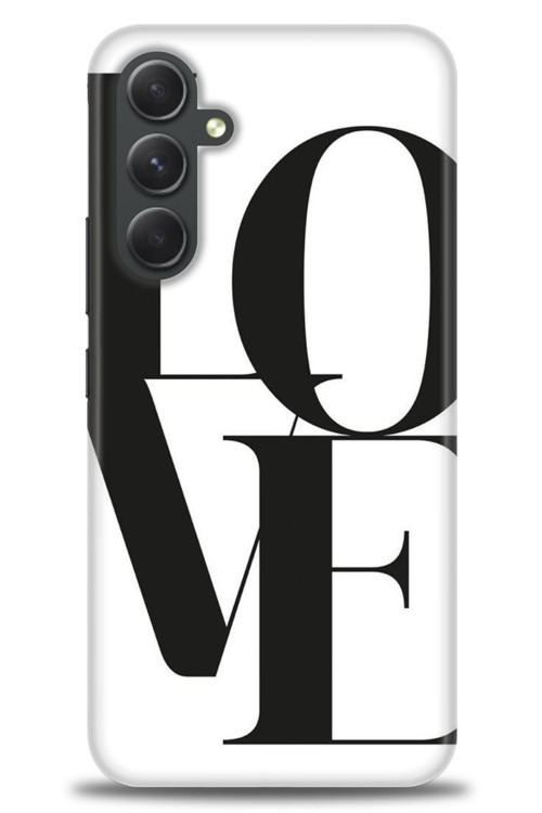 Samsung Galaxy A54 Kılıf HD Baskılı Kılıf - Love