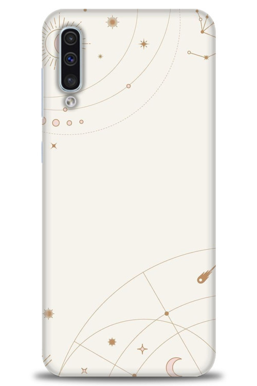 Samsung Galaxy A50 Kılıf HD Baskılı Kılıf - Yıldız Haritası