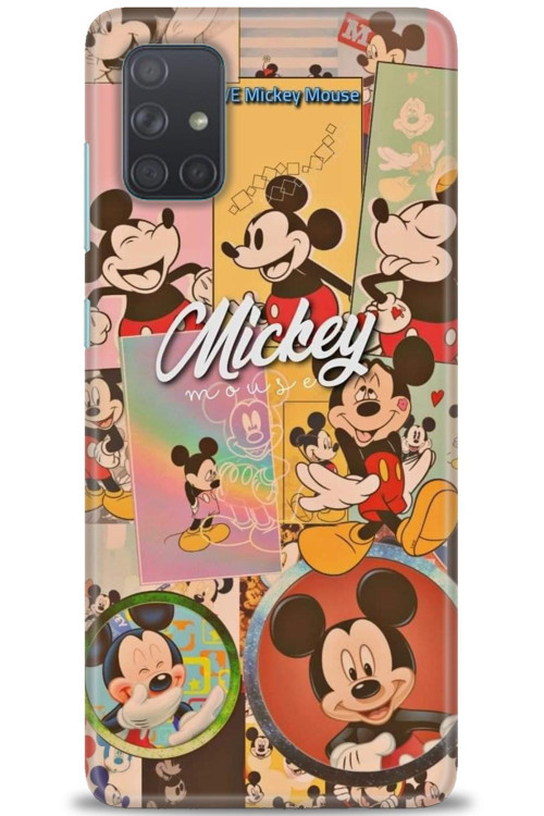 Samsung Galaxy A71 Kılıf HD Baskılı Kılıf - I Love Mickey