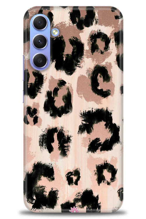 Samsung Galaxy A34 Kılıf HD Baskılı Kılıf - Leopar