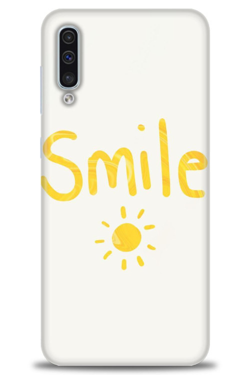 Samsung Galaxy A50S Kılıf HD Baskılı Kılıf - Smile Güneş