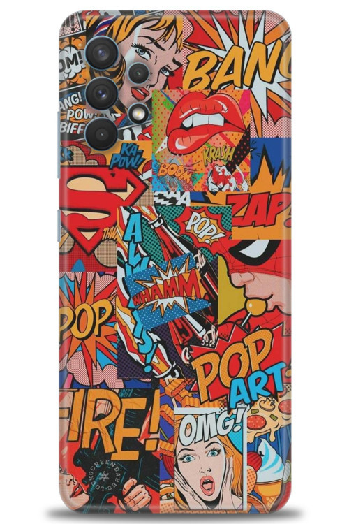 Samsung Galaxy A32 Kılıf HD Baskılı Kılıf - Cartoons