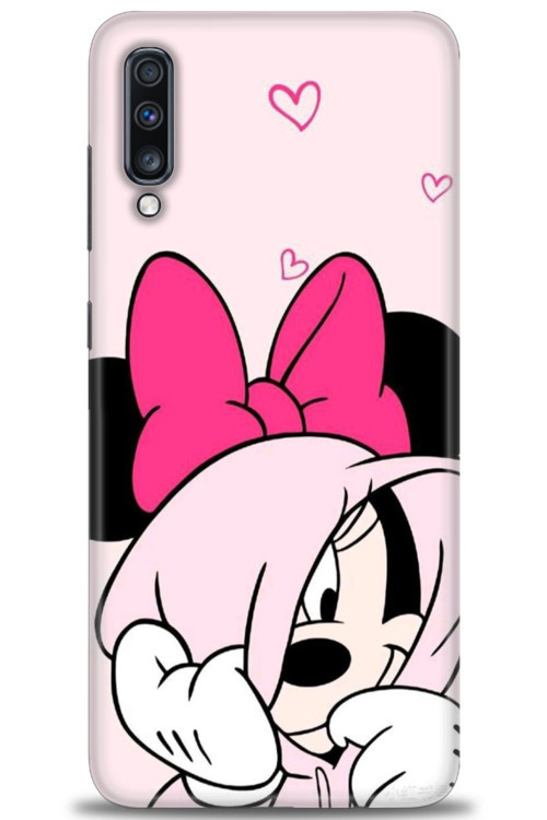 Samsung Galaxy A70 Kılıf HD Baskılı Kılıf - Pink