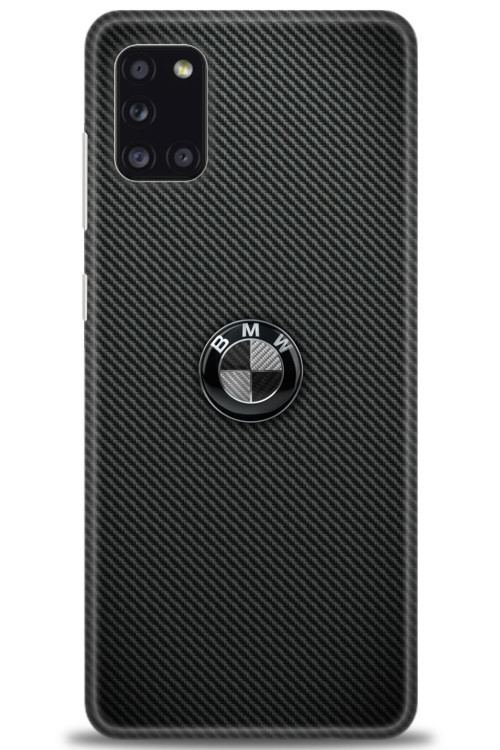Samsung Galaxy A31 Kılıf HD Baskılı Kılıf - Bmw Siyah
