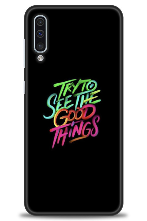 Samsung Galaxy A50S Kılıf HD Baskılı Kılıf - Good Things