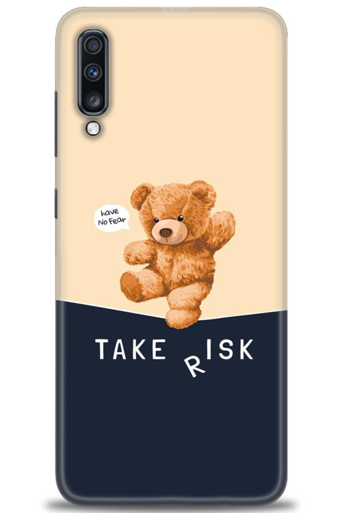 Samsung Galaxy A70 Kılıf HD Baskılı Kılıf - Take Risk