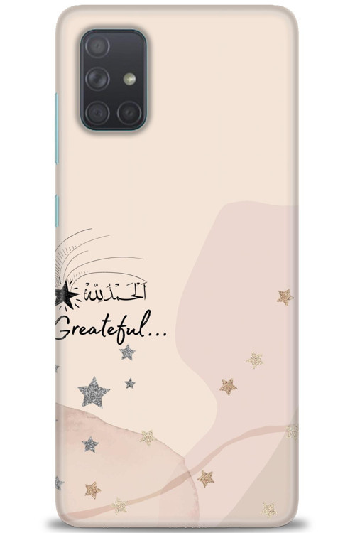 Samsung Galaxy A71 Kılıf HD Baskılı Kılıf - Greateful