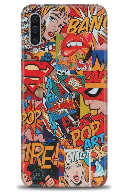 Samsung Galaxy A50 Kılıf HD Baskılı Kılıf - Cartoons