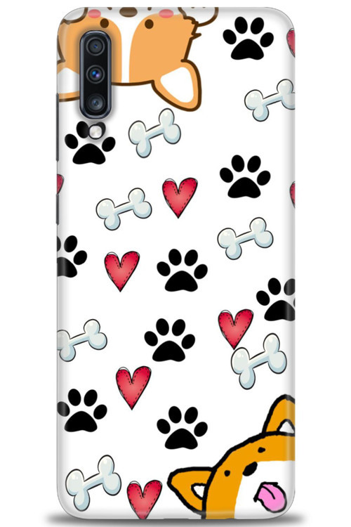 Samsung Galaxy A70 Kılıf HD Baskılı Kılıf - Dog