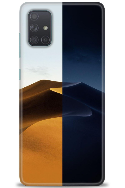 Samsung Galaxy A51 Kılıf HD Baskılı Kılıf - Gece ve Gündüz