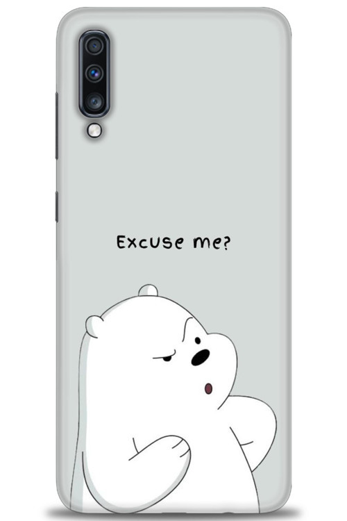 Samsung Galaxy A70 Kılıf HD Baskılı Kılıf - Excuse Me