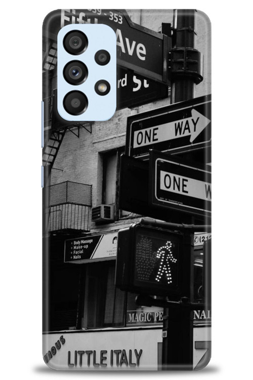 Samsung Galaxy A73 5G Kılıf HD Baskılı Kılıf - One Way