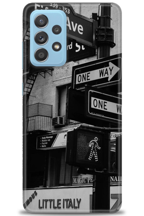 Samsung Galaxy A52s 5G Kılıf HD Baskılı Kılıf - One Way