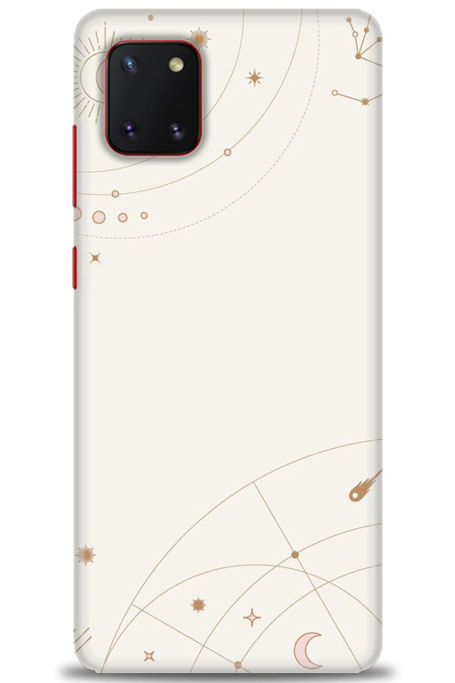 Samsung Galaxy A81 / Note 10 Lite Kılıf HD Baskılı Kılıf - Yıldız Haritası