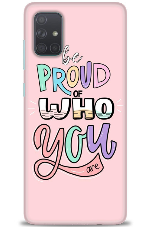 Samsung Galaxy A71 Kılıf HD Baskılı Kılıf - Who You