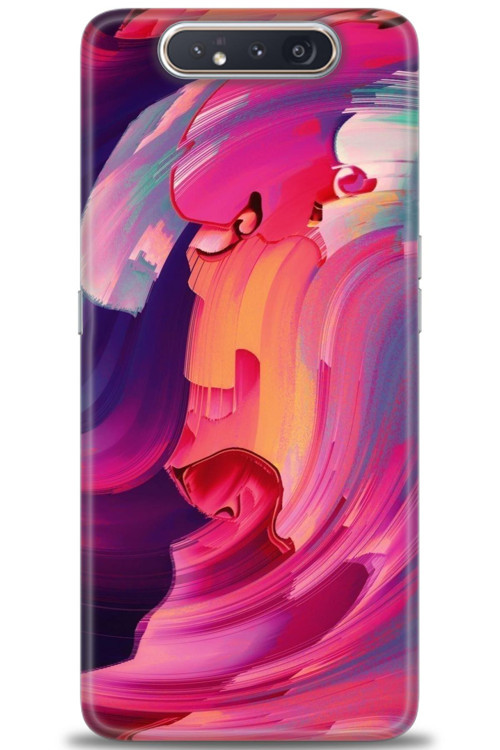 Samsung Galaxy A80 Kılıf HD Baskılı Kılıf - Renkler