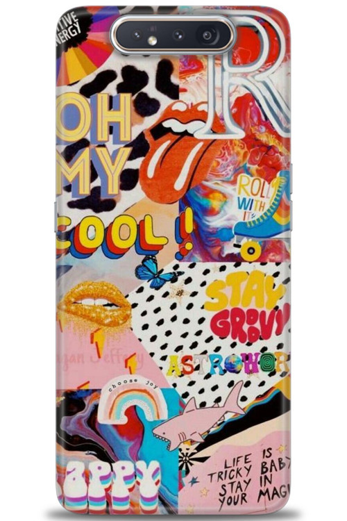 Samsung Galaxy A80 Kılıf HD Baskılı Kılıf - Oh My Cool