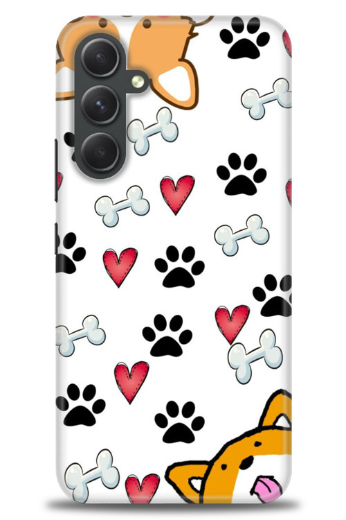Samsung Galaxy A54 Kılıf HD Baskılı Kılıf - Dog