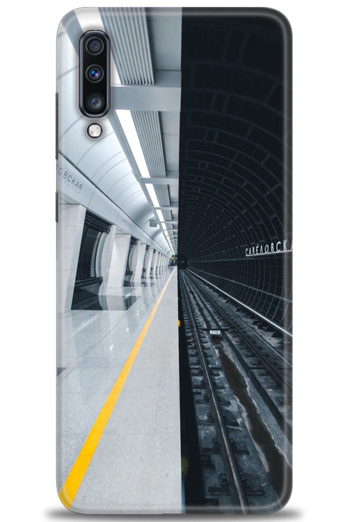 Samsung Galaxy A70 Kılıf HD Baskılı Kılıf - Metro Station