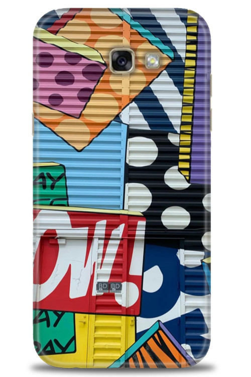 Samsung Galaxy A7 2017 / A720 Kılıf HD Baskılı Kılıf - Grafiti