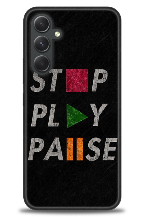 Samsung Galaxy A54 Kılıf HD Baskılı Kılıf - Stop Play