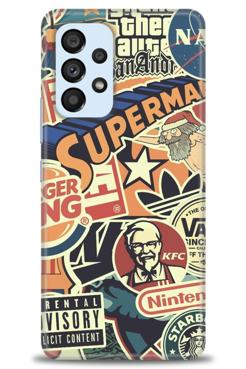 Samsung Galaxy A53 5G Kılıf HD Baskılı Kılıf - Superman