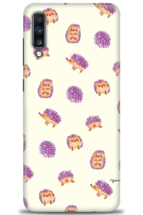 Samsung Galaxy A70 Kılıf HD Baskılı Kılıf - Minik Kirpiler