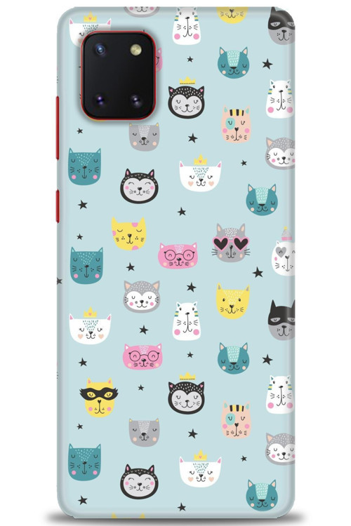 Samsung Galaxy A81 / Note 10 Lite Kılıf HD Baskılı Kılıf - Cats