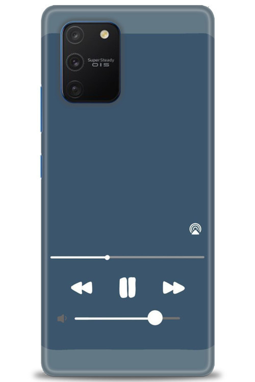Samsung Galaxy A91 / S10 Lite Kılıf HD Baskılı Kılıf - Müzik Çalar