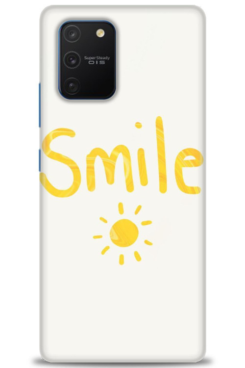 Samsung Galaxy A91 / S10 Lite Kılıf HD Baskılı Kılıf - Smile Güneş