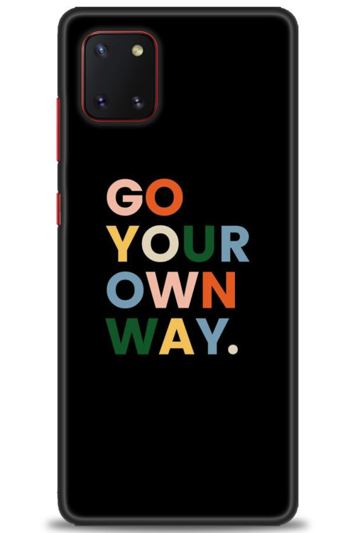 Samsung Galaxy A81 / Note 10 Lite Kılıf HD Baskılı Kılıf - Go Your