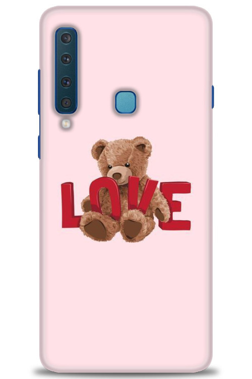 Samsung Galaxy A9 2018 Kılıf HD Baskılı Kılıf - Love Bear