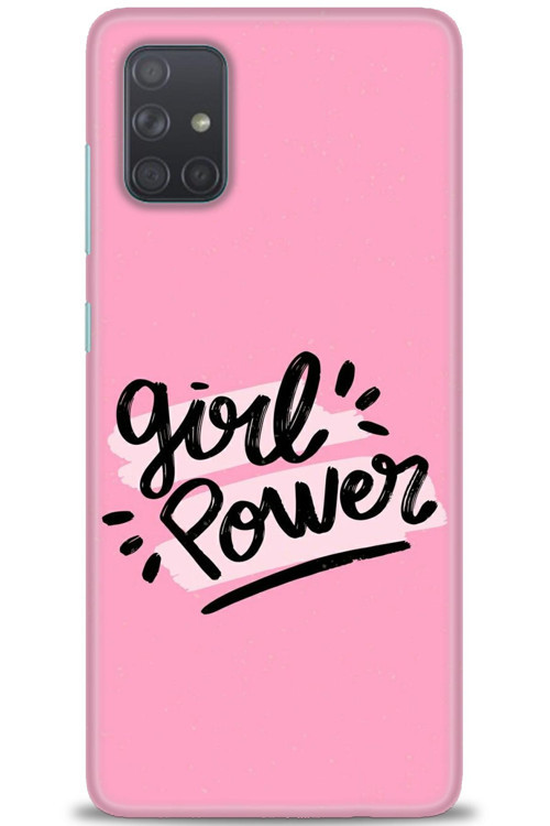 Samsung Galaxy A71 Kılıf HD Baskılı Kılıf - Girll Power