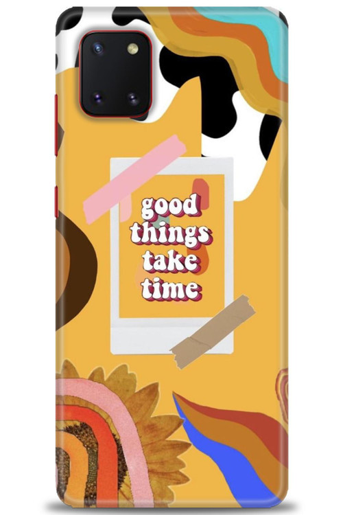 Samsung Galaxy A81 / Note 10 Lite Kılıf HD Baskılı Kılıf - Take Time