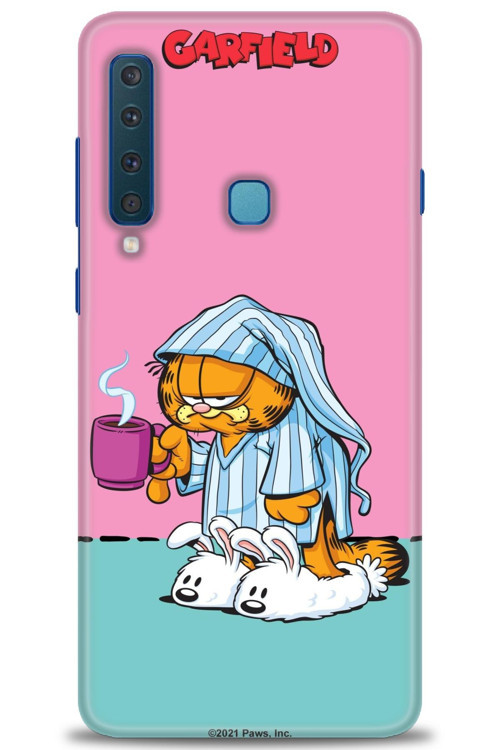 Samsung Galaxy A9 2018 Kılıf HD Baskılı Kılıf - Garfield