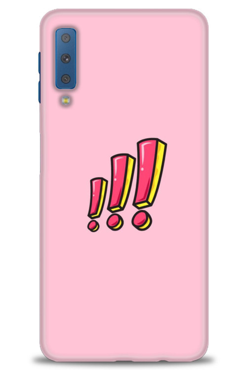 Samsung Galaxy A7 2018 Kılıf HD Baskılı Kılıf - Ünlem