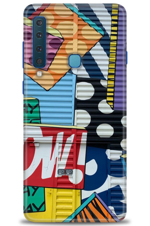 Samsung Galaxy A9 2018 Kılıf HD Baskılı Kılıf - Grafiti