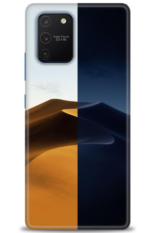 Samsung Galaxy A91 / S10 Lite Kılıf HD Baskılı Kılıf - Gece ve Gündüz