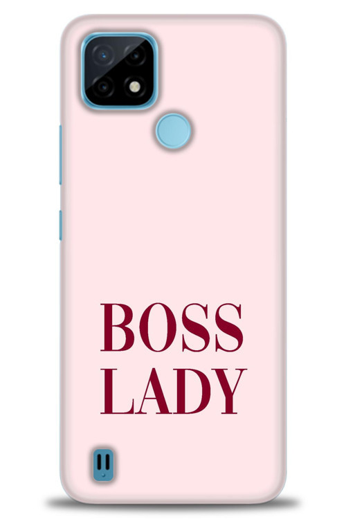 Realme C21 Kılıf HD Baskılı Kılıf - Boss Lady