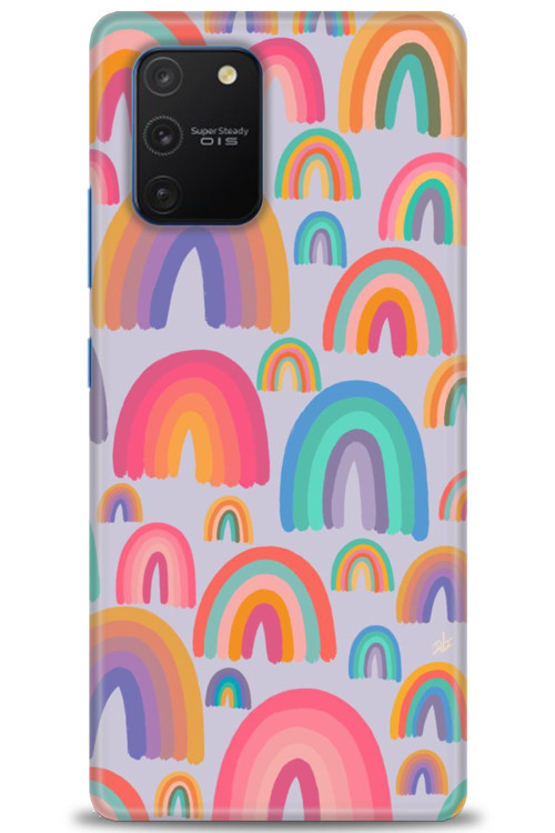 Samsung Galaxy A91 / S10 Lite Kılıf HD Baskılı Kılıf - Gökkuşakları
