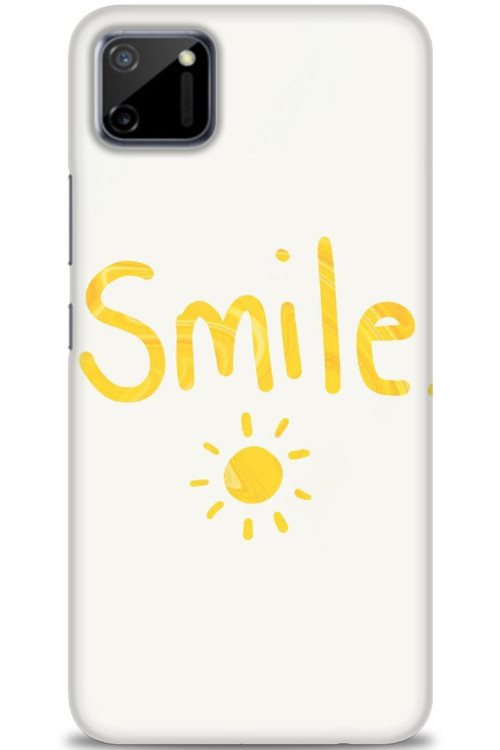 Realme C11 Kılıf HD Baskılı Kılıf - Smile Güneş