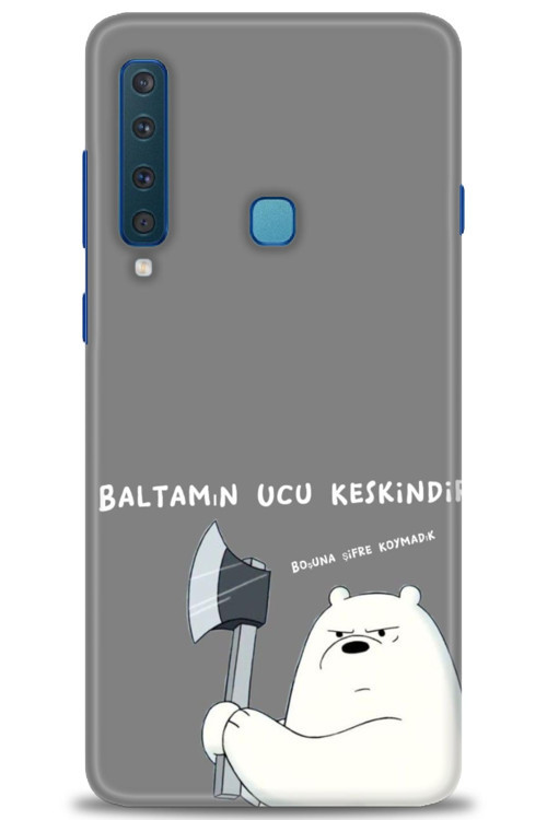 Samsung Galaxy A9 2018 Kılıf HD Baskılı Kılıf - Baltamın Ucu Keskindir