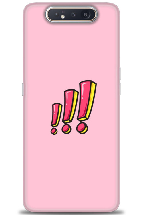 Samsung Galaxy A80 Kılıf HD Baskılı Kılıf - Ünlem