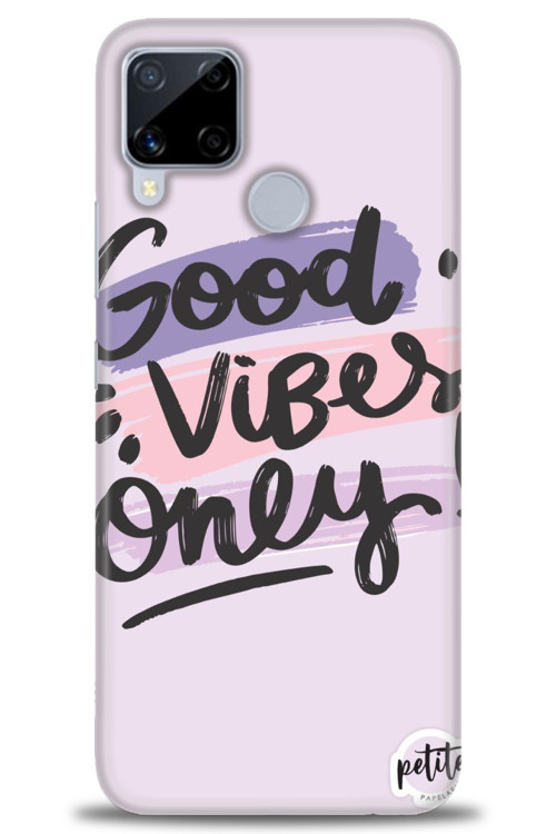 Realme C15 Kılıf HD Baskılı Kılıf - Good Vibes