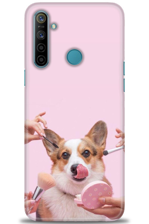 Realme C3 Kılıf HD Baskılı Kılıf - Sevimli Köpek