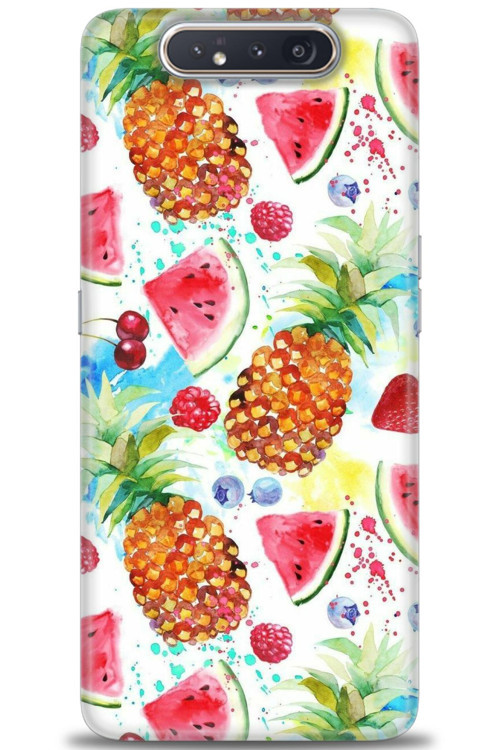Samsung Galaxy A80 Kılıf HD Baskılı Kılıf - Meyveler