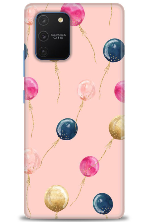 Samsung Galaxy A91 / S10 Lite Kılıf HD Baskılı Kılıf - Uçan Balonlar